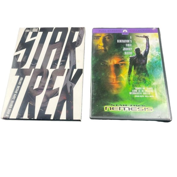 Star Trek Movies DVD Lot - Nemesis Take Command 2 Disc Special Edition JJ Abrams - Picture 1 of 11